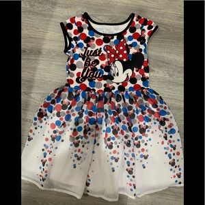 Girls Minnie Mouse Party Dress